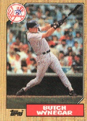 1987 Topps Baseball Cards      464     Butch Wynegar